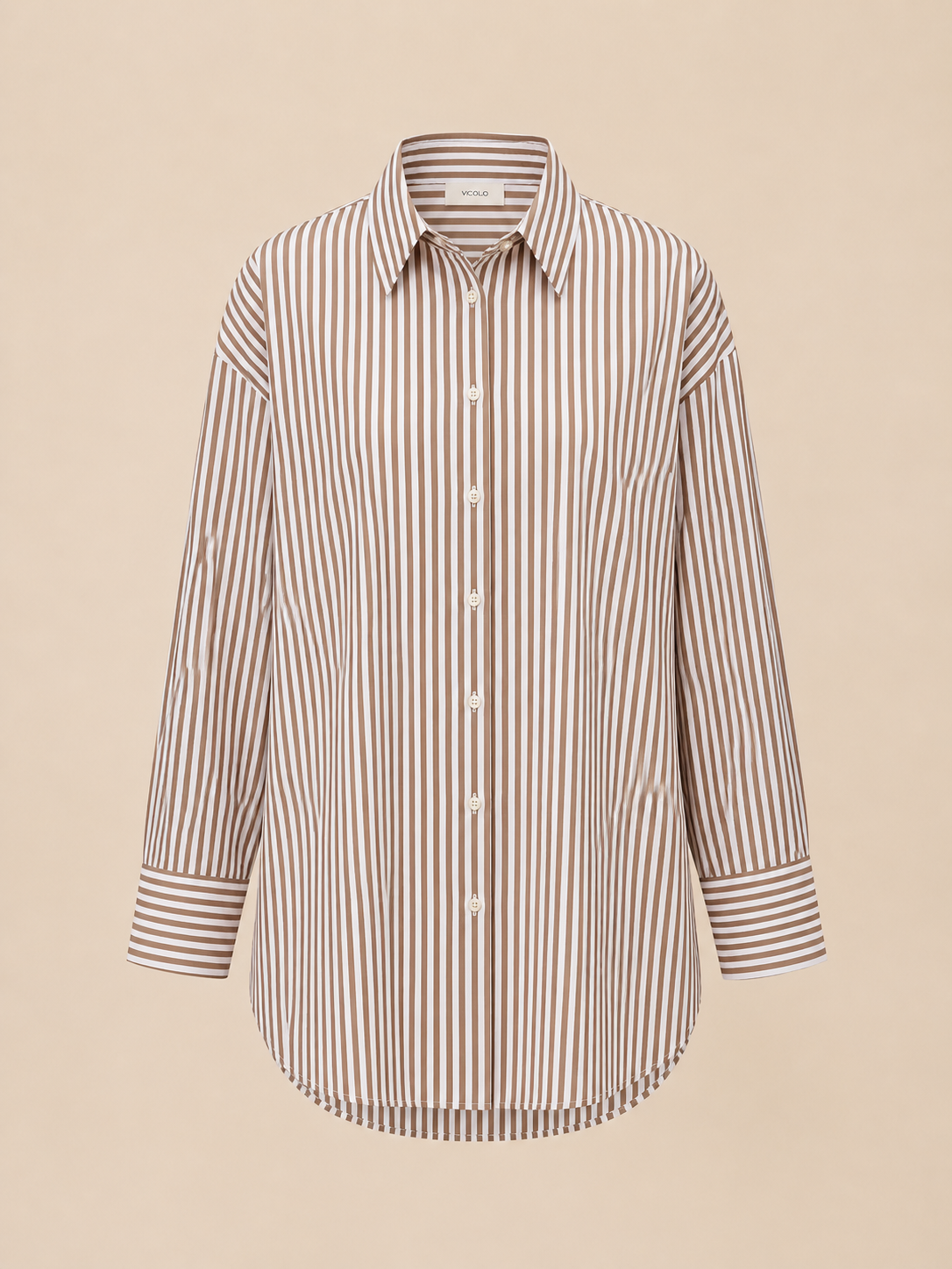 Camicia Riga Caramello – Susy Mix