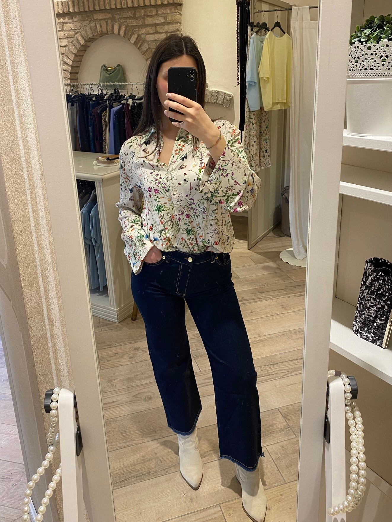 Jeans blu navy