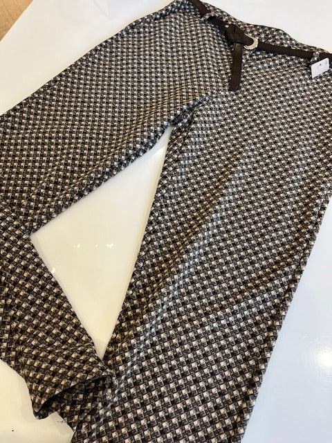 Pantalone sigaretta in fantasia