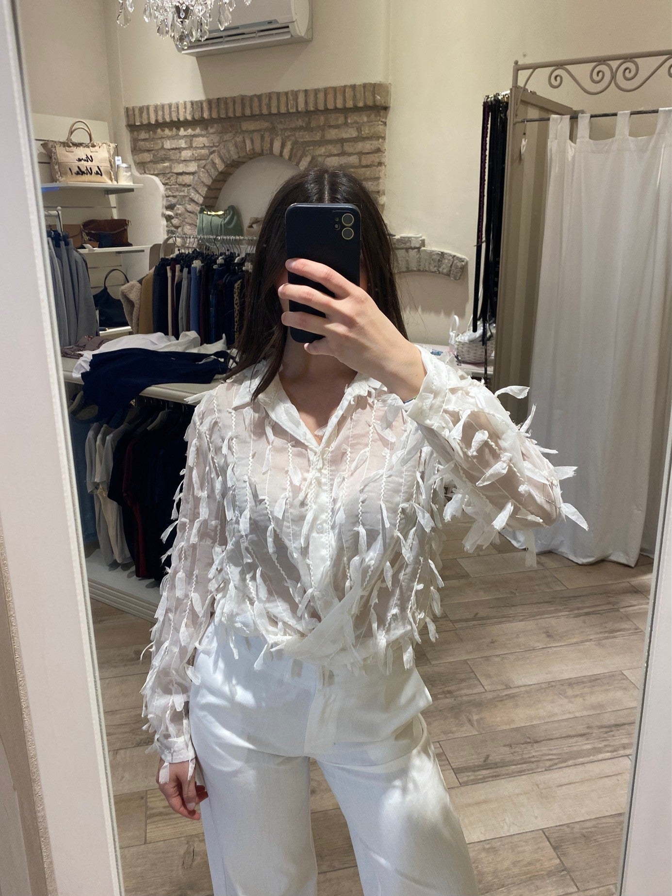 Camicia piumette collision