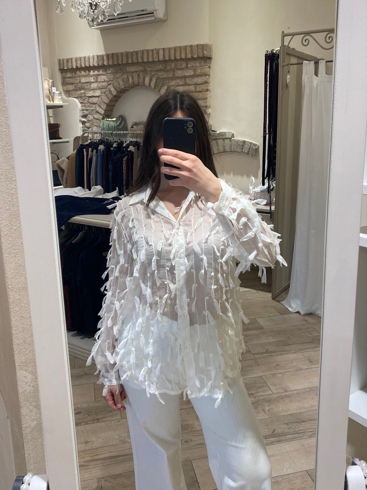 Camicia piumette collision
