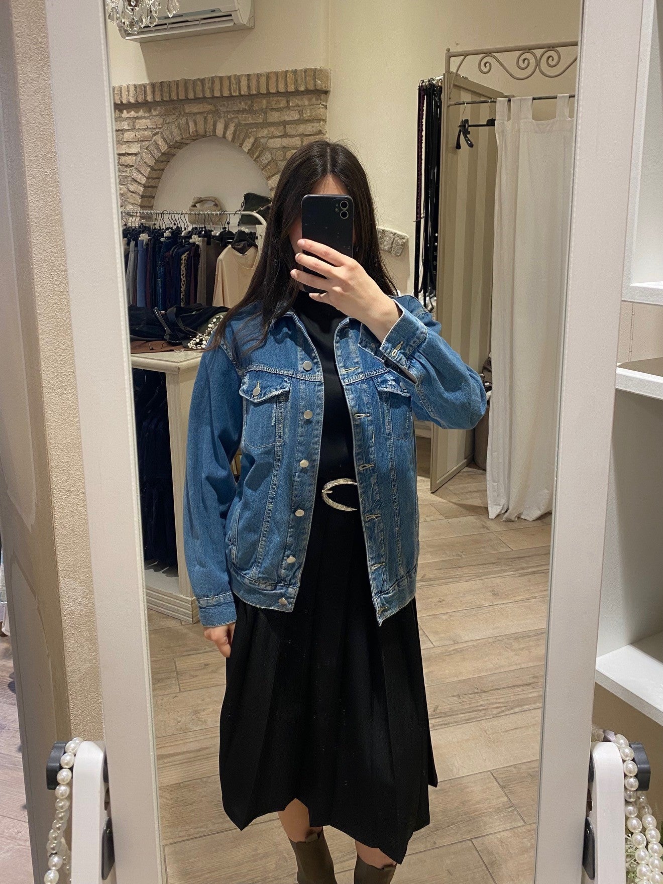 Giacca denim decorazioni