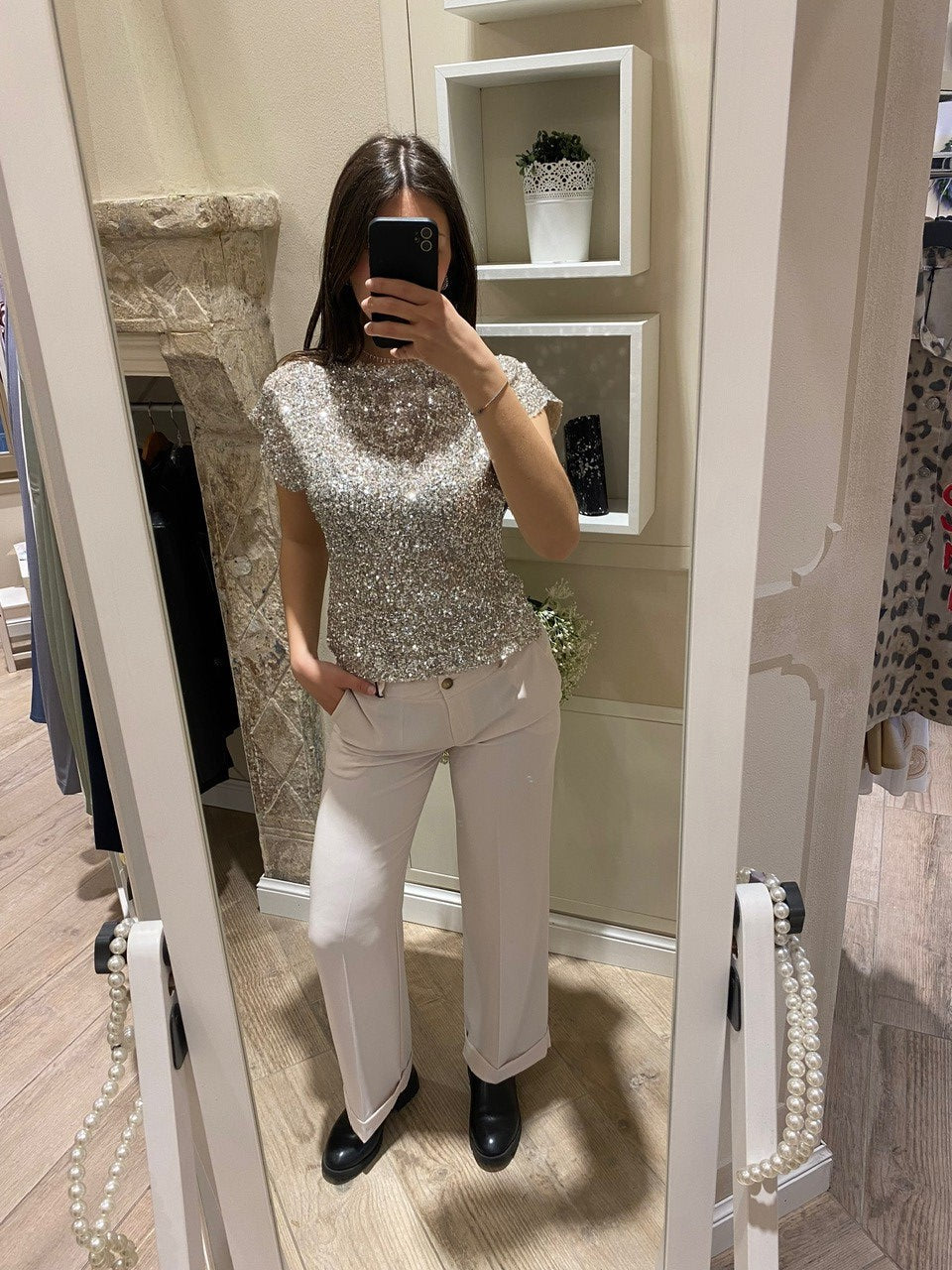 Pantaloni panna