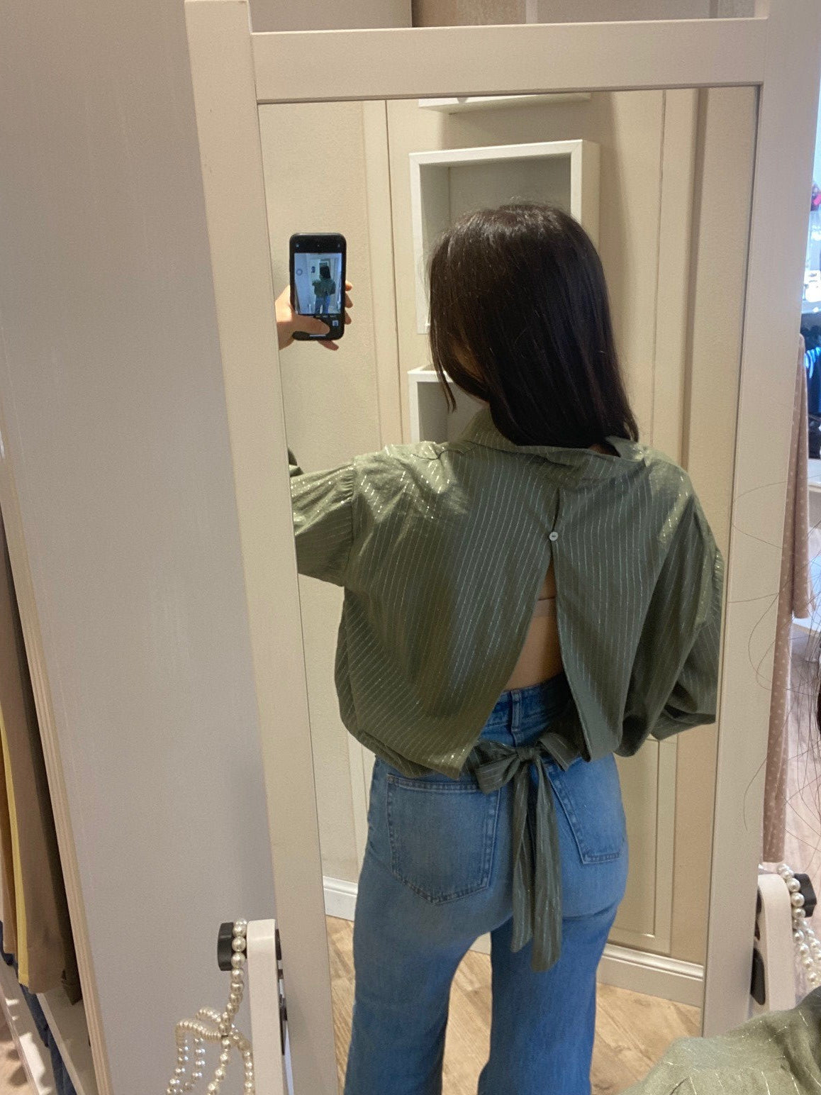 Camicia apertura schiena