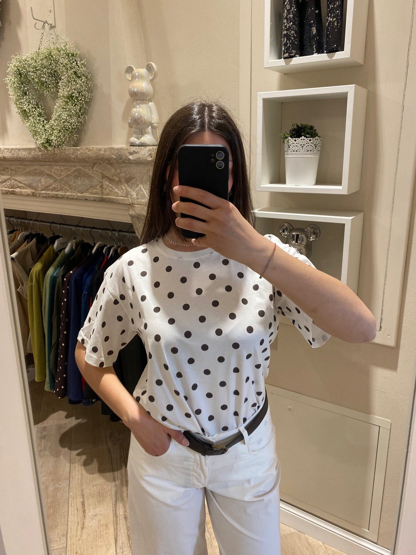 T shirt a pois