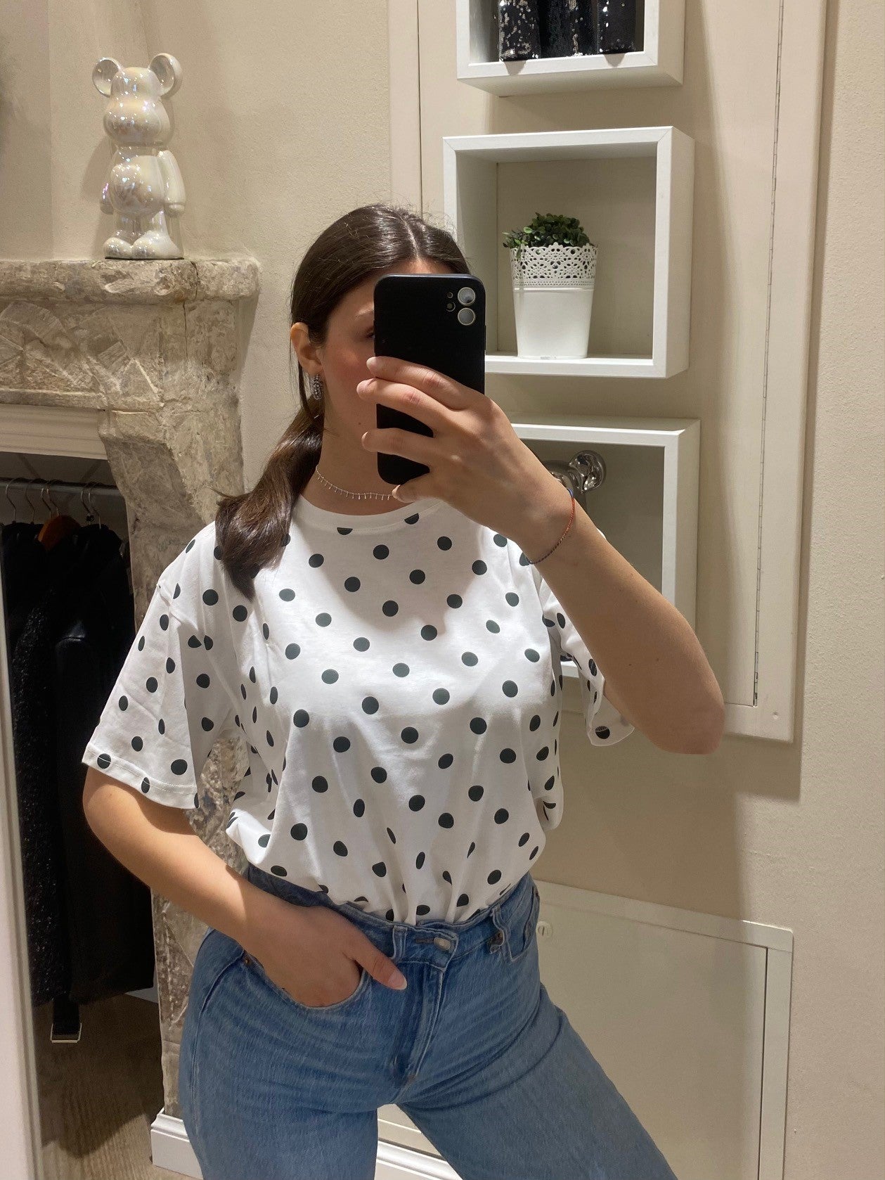 T shirt a pois