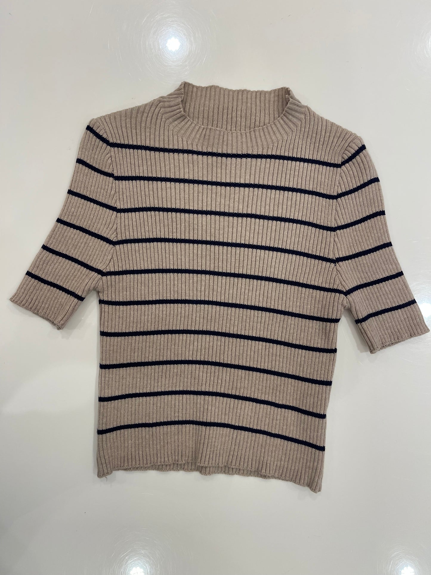 T-shirt a coste fantasia a righe