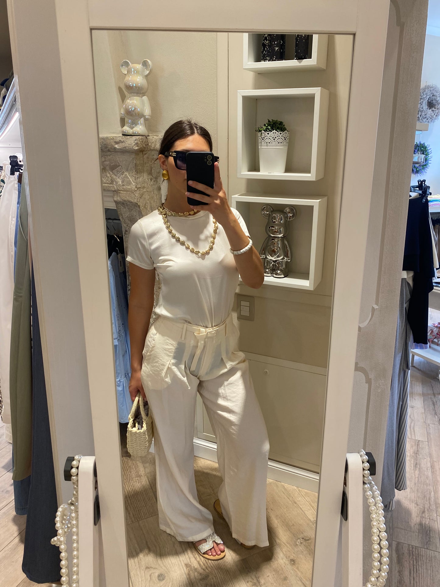 Pantaloni in modal nicla