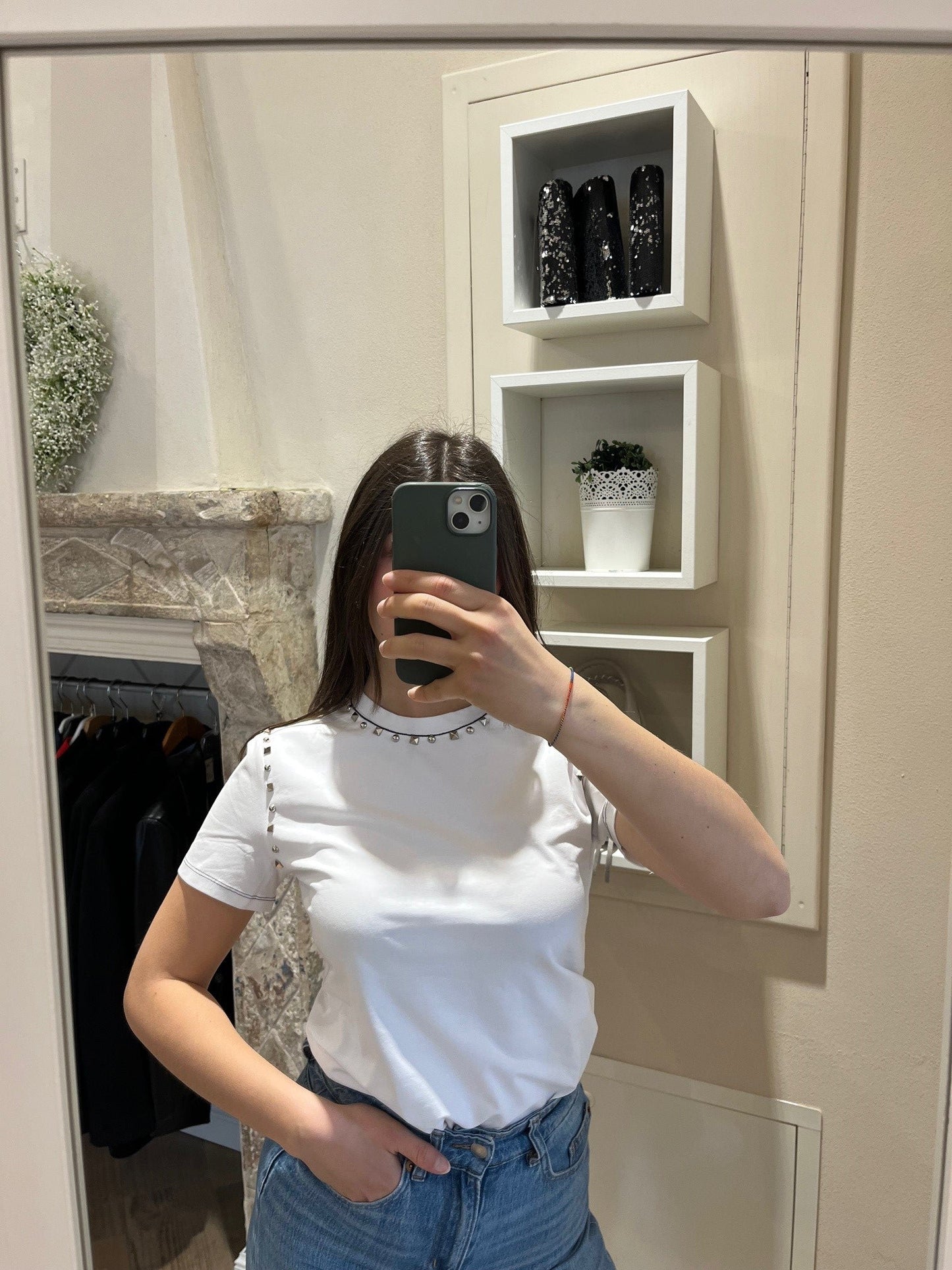 T shirt borchiette