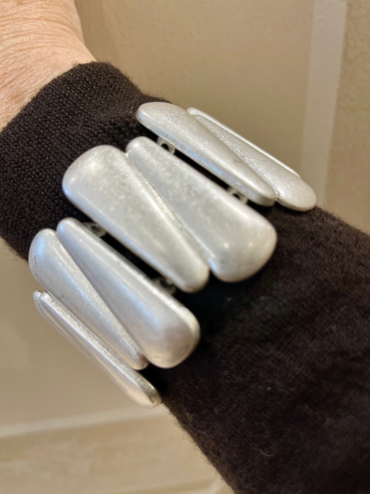Bracciale argento elasticizzato