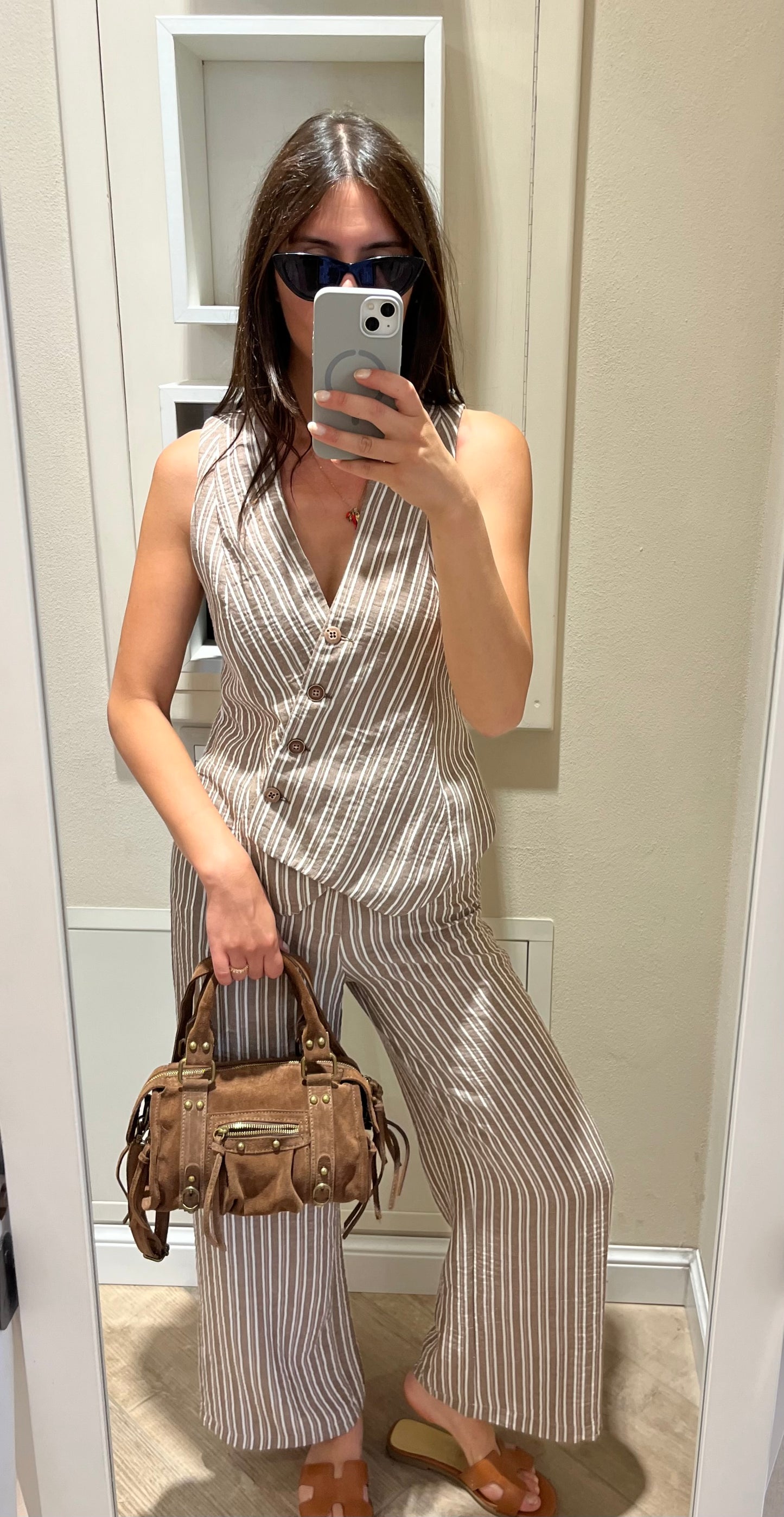 gilet gessato