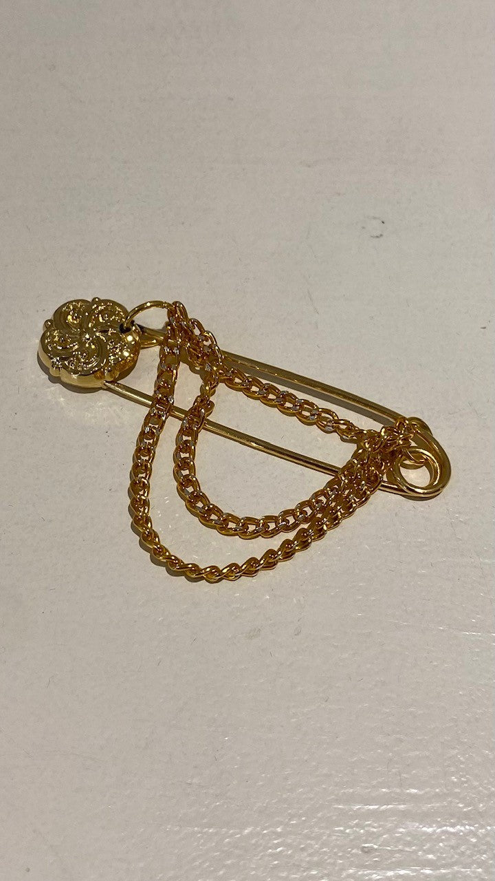 Spilla moschettone oro