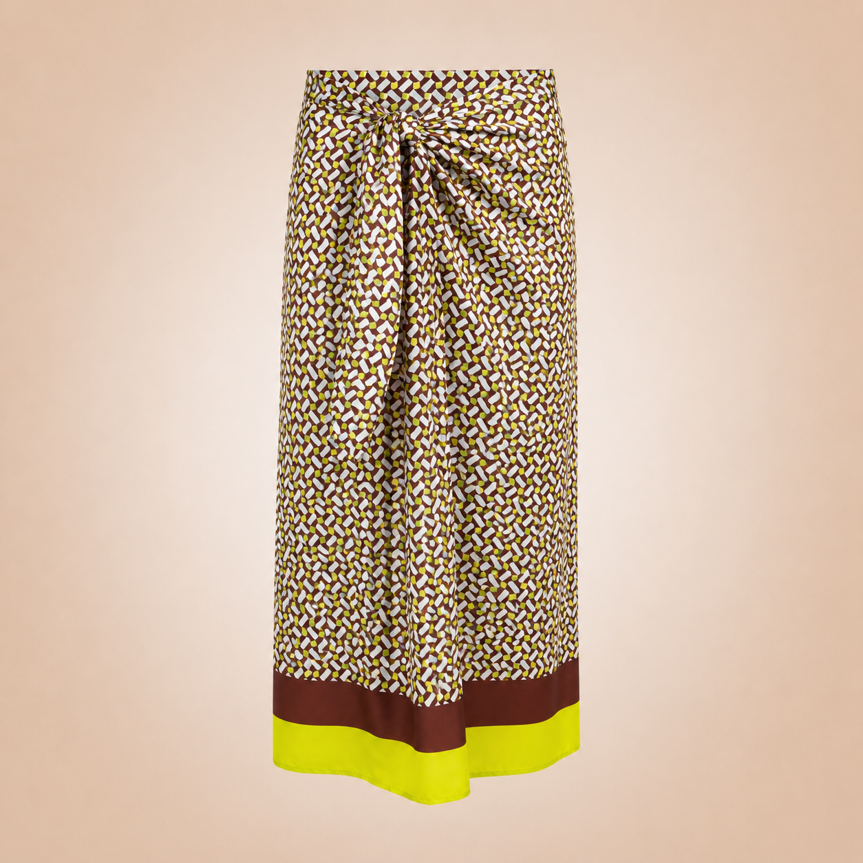 Gonna Pareo Geometric Chic
