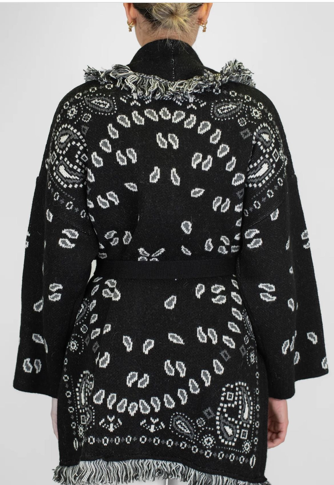 Cardigan fantasia bandana