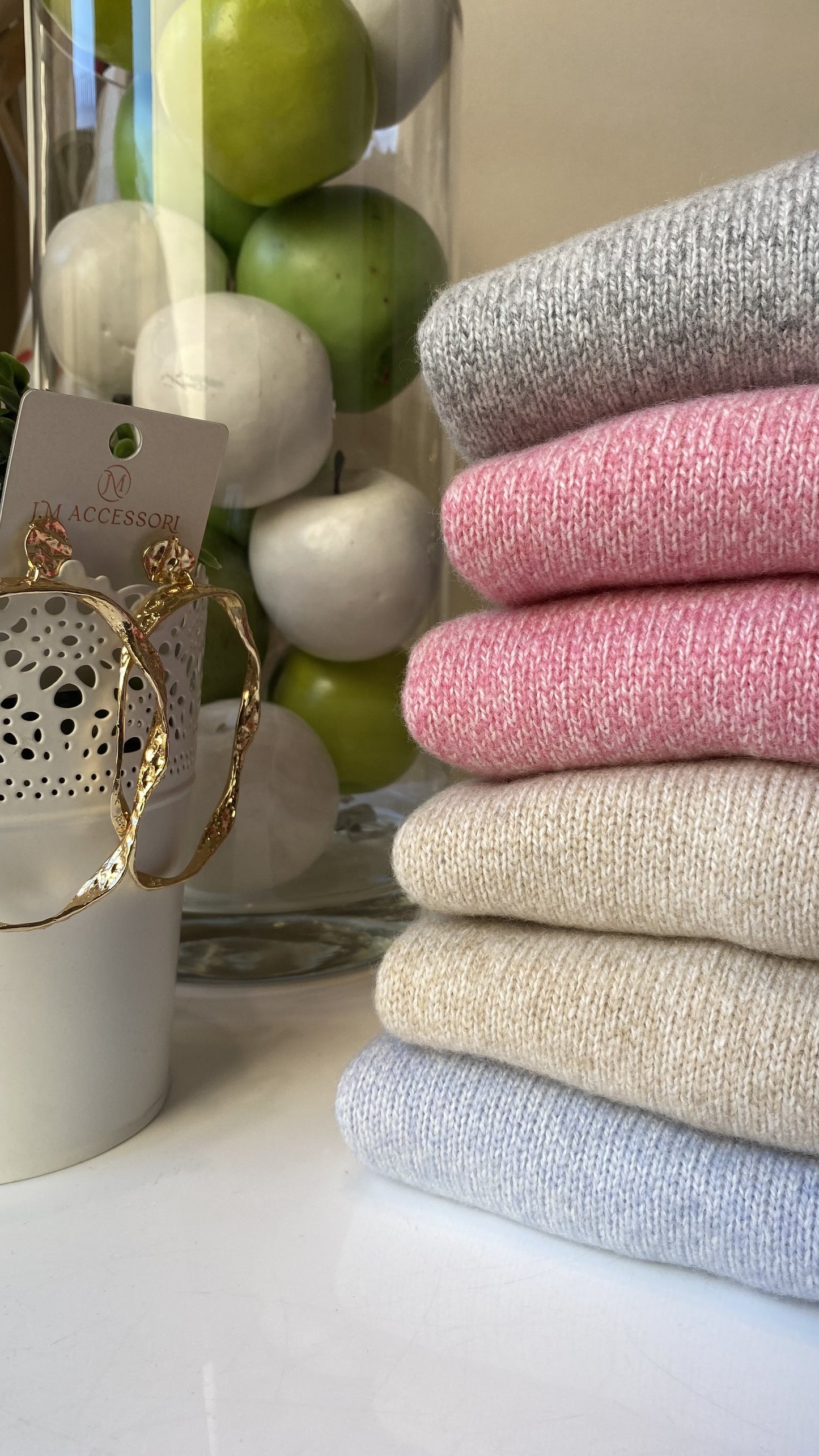 Maglione girocollo cashmere