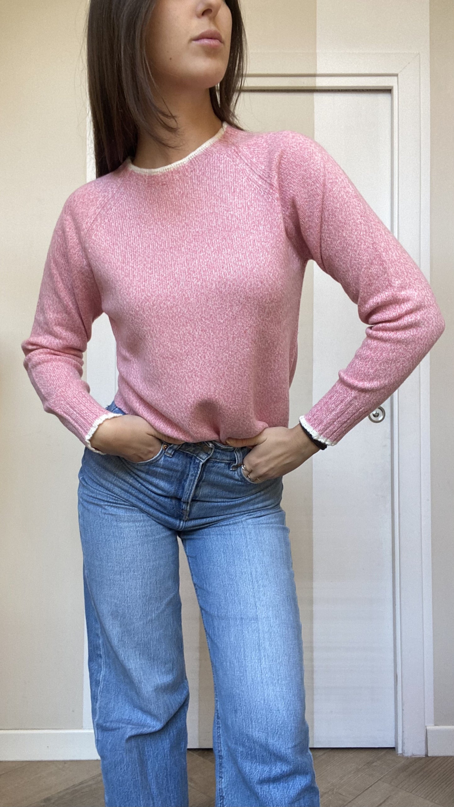 Maglione girocollo cashmere