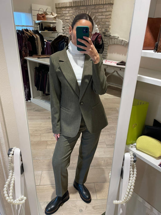 Blazer verde militare