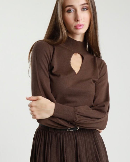 Maglioncino scollo a goccia susy mix