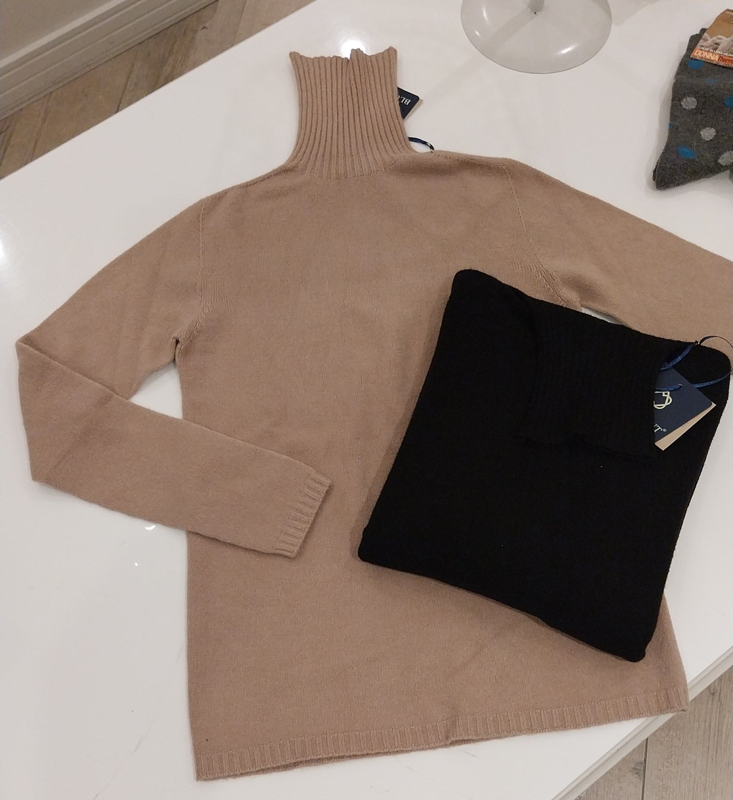 maglione dolcevita 50%viscosa