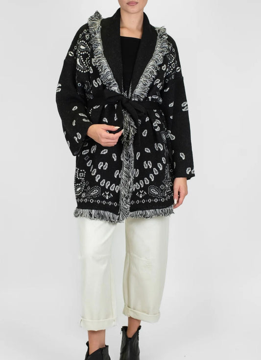 Cardigan fantasia bandana