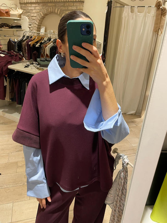 Felpa bordeaux