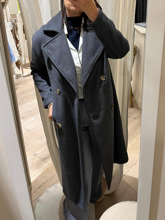 Cappotto lungo grigio