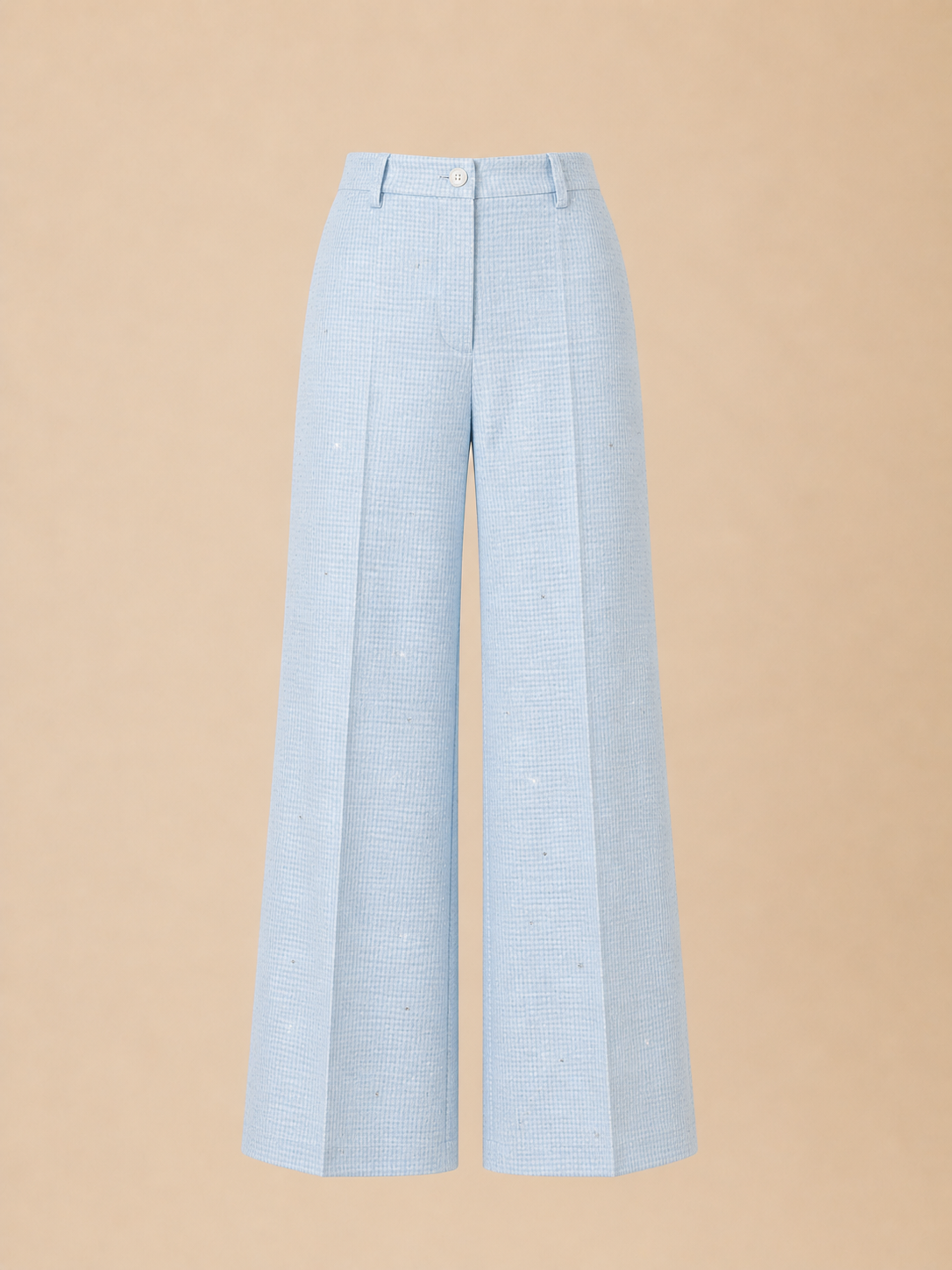 Pantalone Celeste con Brillantini – Linea Fluida