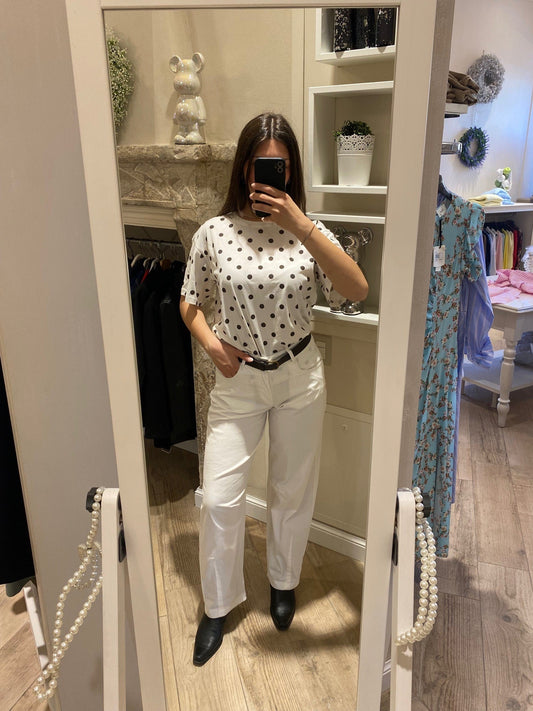 Pantaloni Vicolo panna