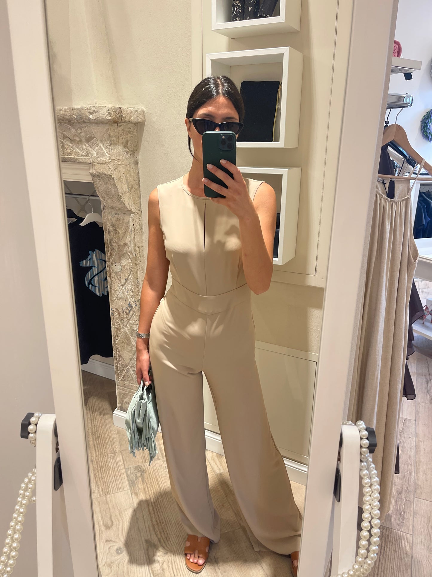 Tuta beige