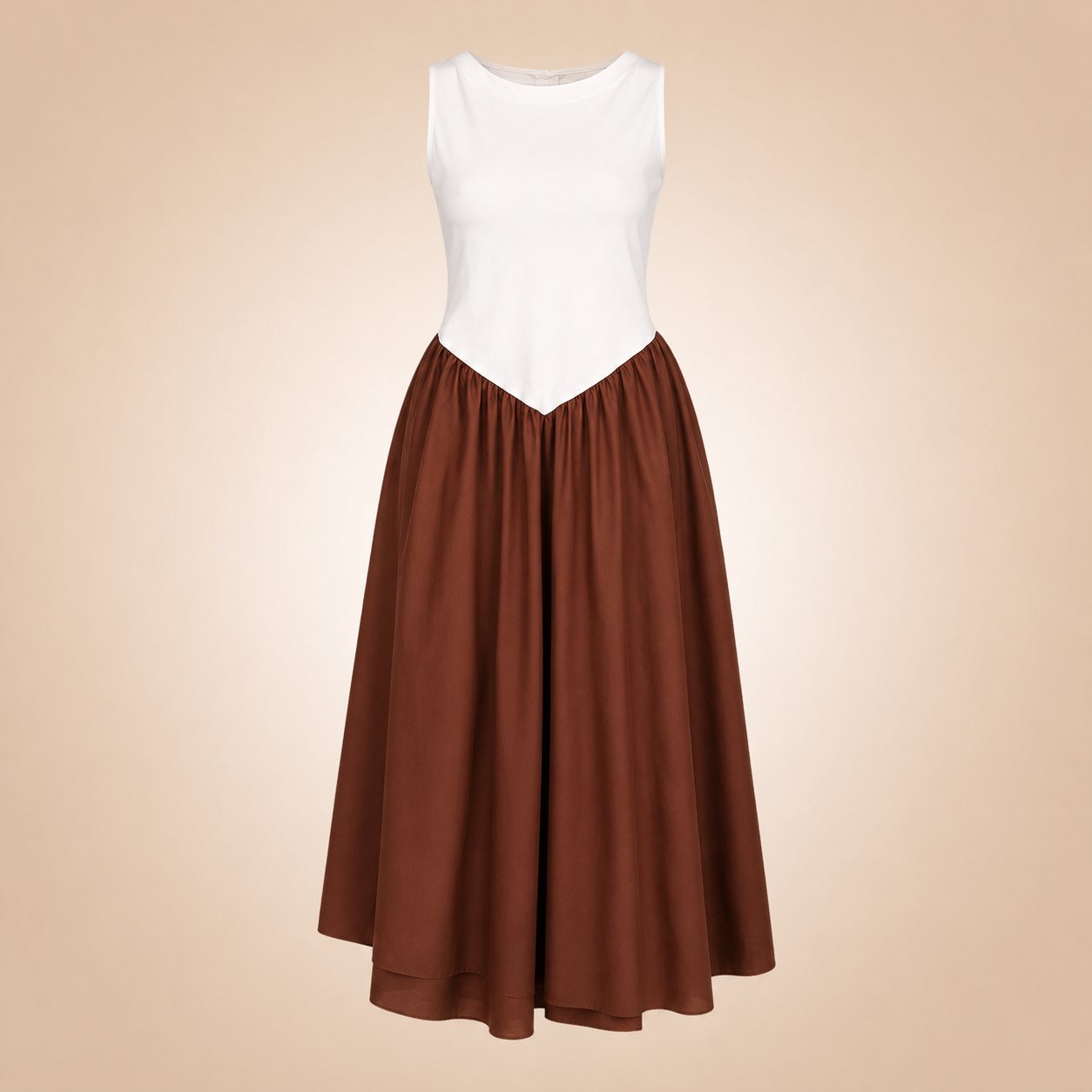 Abito Bicolor Maxi