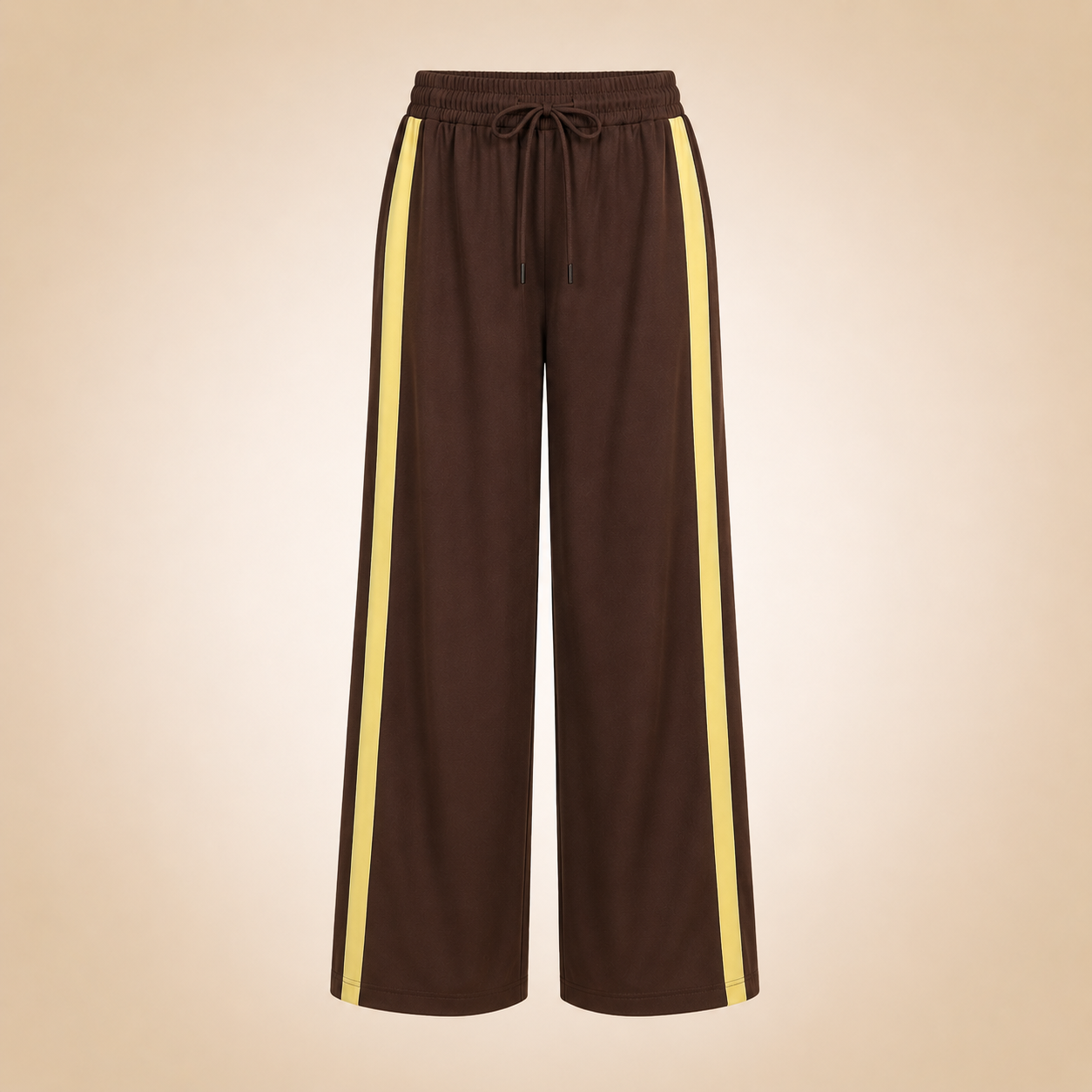 Pantalone Palazzo Bicolor Lime & Cioccolato