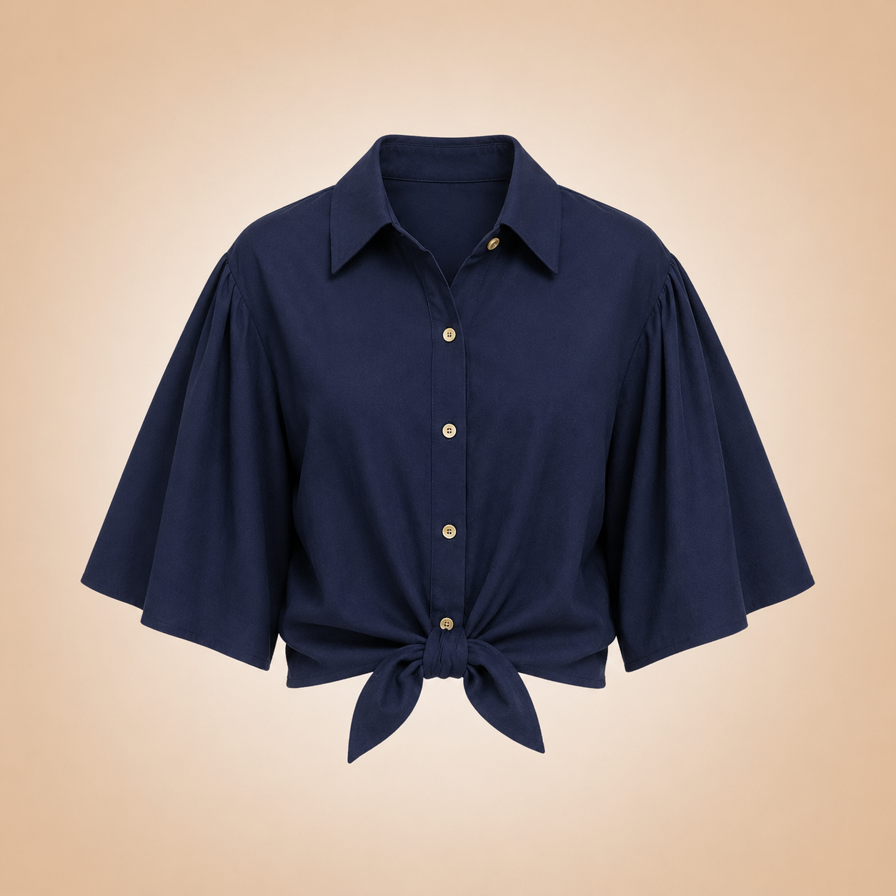 Camicia con manica ampia