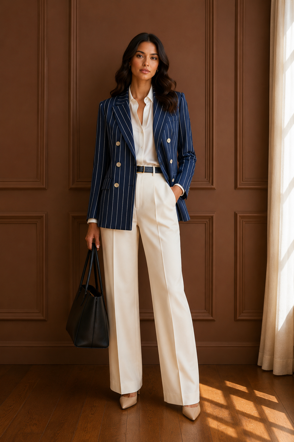 Blazer Doppiopetto Gessato