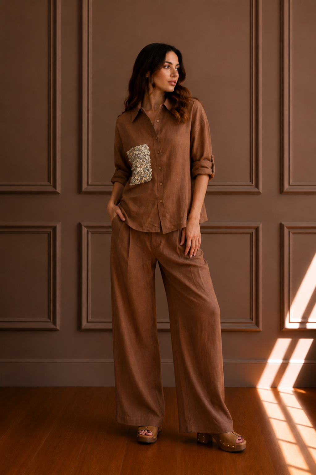 Camicia Linen Glow