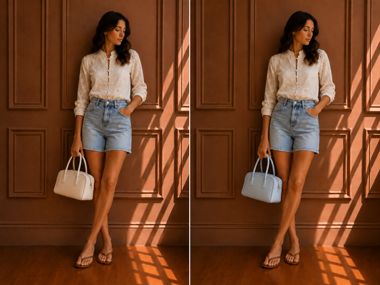 Borsa Bauletto in Vera Pelle