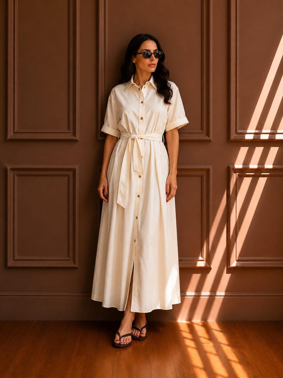 Abito Chemisier Maxi