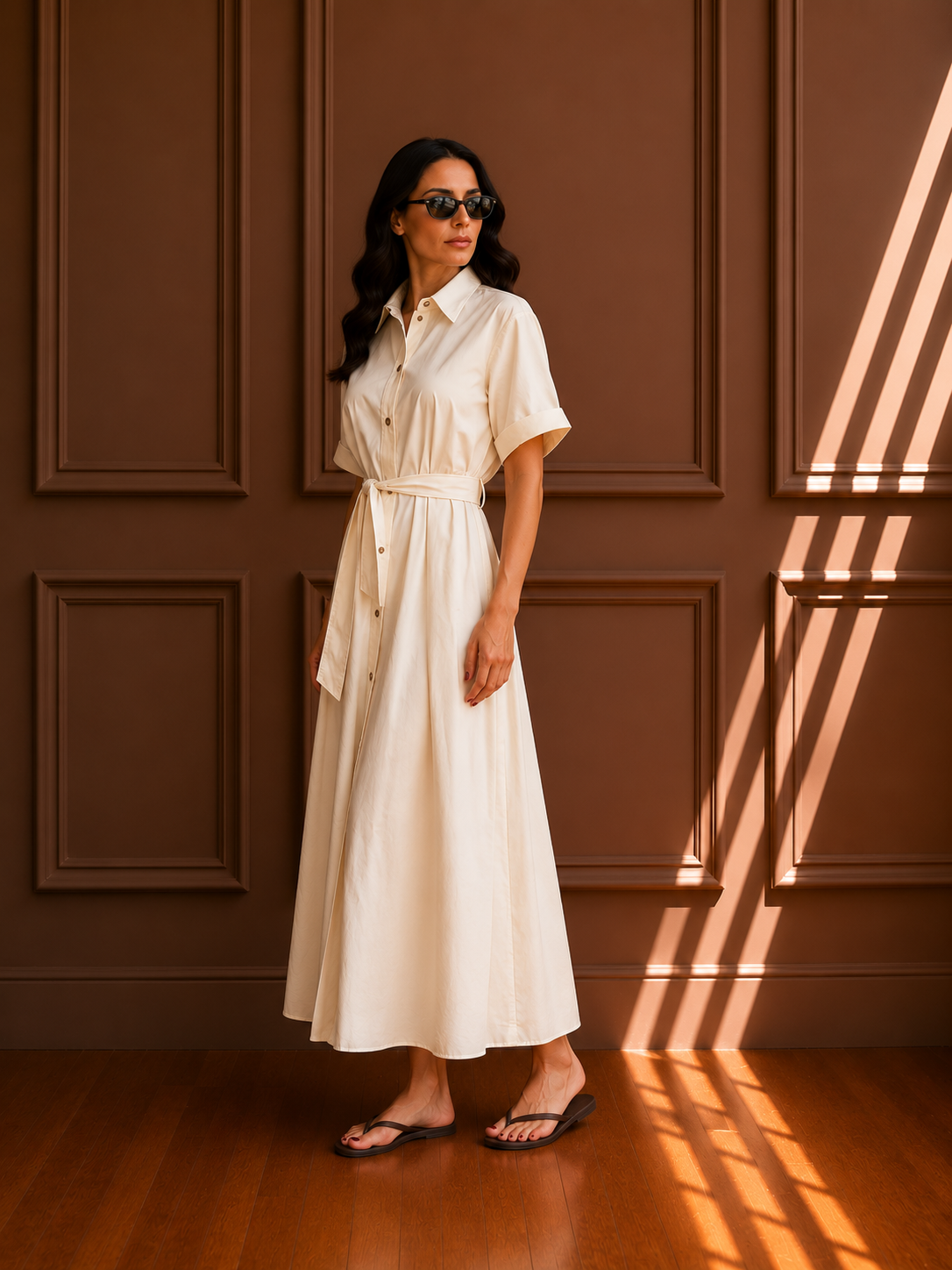 Abito Chemisier Maxi