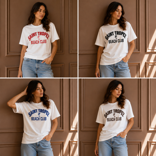 T-shirt Saint Tropez Beach Club
